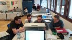 Alle drei Gruppen bei der Arbeit © Ulrike Hausbauer Alle drei Gruppen bei der Arbeit