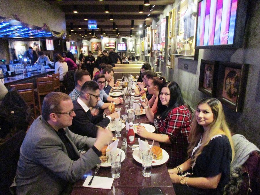 Abendessen im Hard Rock Café Abendessen im Hard Rock Café