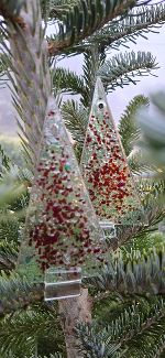 Christbaum aus der Glasbautechnik © LBS 4 Graz