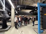 Beeindruckend die Große der Kälteverrohrung des LKH Graz