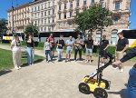 Schüler:innen bei einer Übung