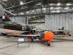 Die De Havilland Vampire im Vordergrund wurde auch im Österreichischen Bundesheer geflogen