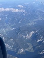 Wir überfliegen bereits wieder Österreich und den Hallstätter See, sowie den Grundlsee