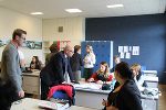 Gäste mitten im Klassenzimmer