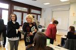 Unterhaltung im Klassenzimmer