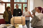 Herr Direktor Schober mit der Bezirkshauptfrau der BH. Bruck-Mürzzuschlag, Frau Dr. Gabriele Budiman