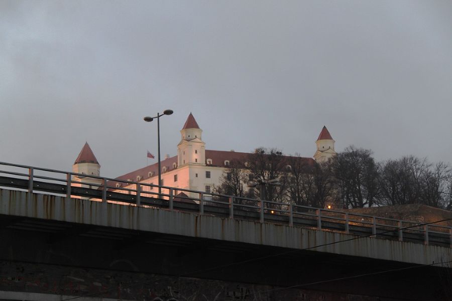 Ausblick auf die berühmte Burg Devin