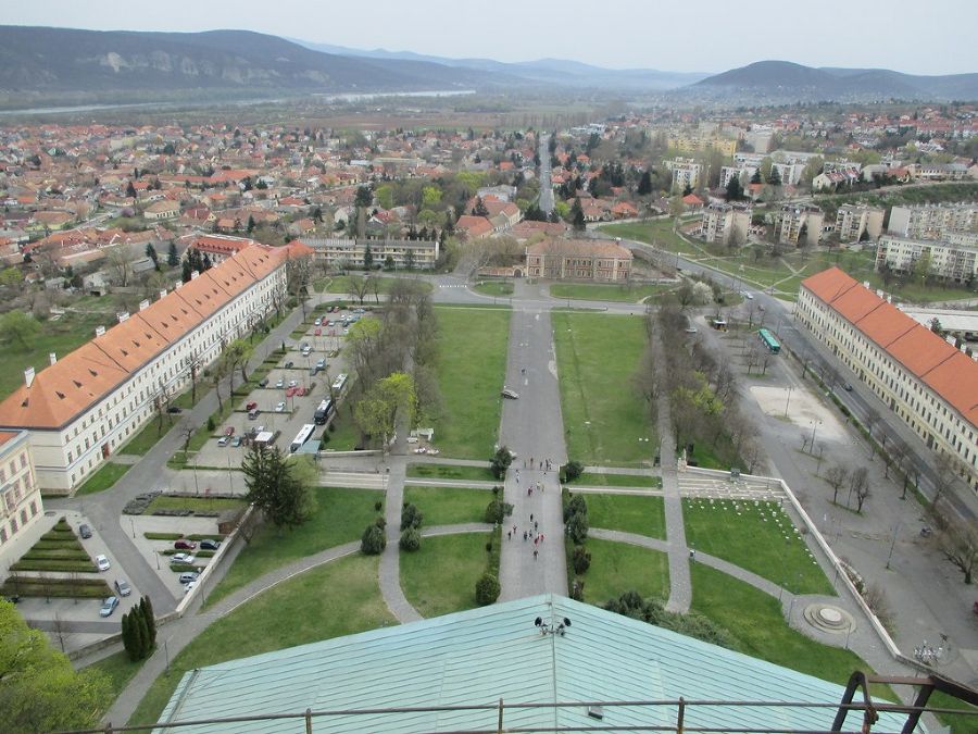 Aussicht von der Basilika in Esztergom