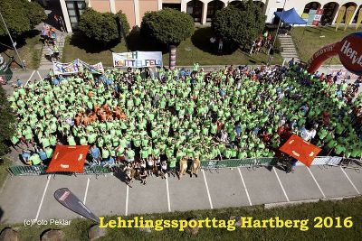 Teilnehmer/innen am Lehrlingssporttag 2016