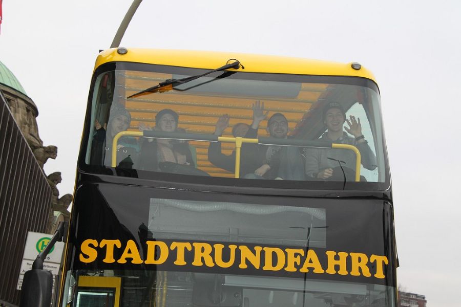 Los geht´s mit der Stadtrundfahrt