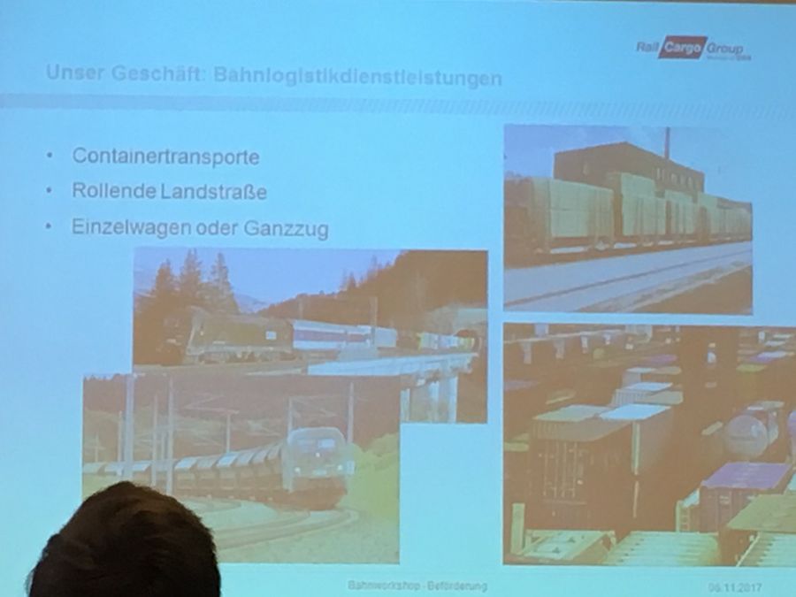 Die Geschäftsfelder der Rail Cargo werden erklärt