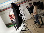 Beauty-Shooting der Medienfachleute und Kosmetiker:innen © LBS Graz 2