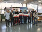 Teilnehmer am Lehrlingswettbewerb mit Direktion und Jury © LBS 4 Graz