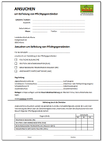 Antragsformular Befreiung von Pflichtgegenständen